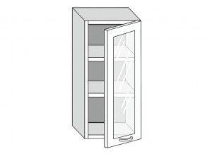 19.40.3 Шкаф настенный (h=913) на 400мм с 1-ой стекл. дверцей в Карталах - kartaly.магазин96.com | фото