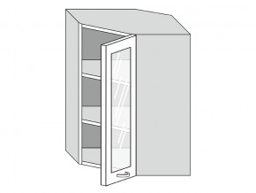 19.60.3у Шкаф настенный (h=913) угловой на 600мм со стекл. дверцей в Карталах - kartaly.магазин96.com | фото