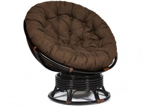 Кресло-качалка Papasan w 23/01 B с подушкой Antique brown, ткань Коричневый в Карталах - kartaly.магазин96.com | фото