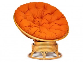 Кресло-качалка Papasan w 23/01 B с подушкой Honey, ткань Оранжевый в Карталах - kartaly.магазин96.com | фото