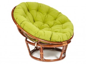 Кресло Papasan 23/01 W с подушкой Pecan, флок Олива в Карталах - kartaly.магазин96.com | фото