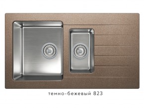 Мойка комбинированная Tolero twist TTS-890 Темно-бежевый 823 в Карталах - kartaly.магазин96.com | фото