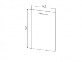 П 45 Комплект для посудомоечной машины 450 мм (цоколь + фасад) ЛДСП в Карталах - kartaly.магазин96.com | фото