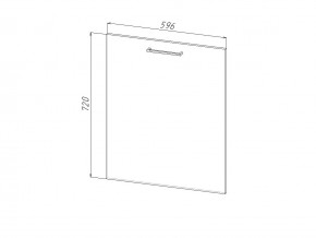 П 60 Комплект для посудомоечной машины 600 мм (цоколь + фасад) ЛДСП в Карталах - kartaly.магазин96.com | фото